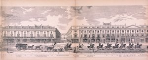 Panorama over London, 1849 av George C Leighton