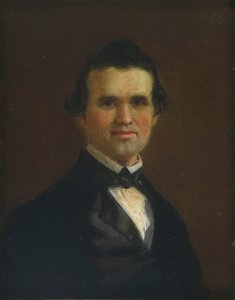 George Caleb Bingham selvportrett, ca. 1849-1850.