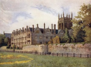 Oxford: Merton College fra Fields av George Carline