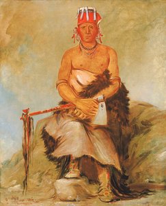 A#39;h-sha-la-cóots-ah, Muldvarp i pannen, Høvding for den republikanske pawneen av George Catlin