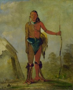 Aih-no-wa, The Fire, a Fox Medicine Man, 1835. av George Catlin