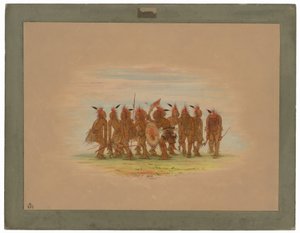 Morsom dans - Saukie av George Catlin