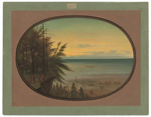 En indisk stige - Nayas-indianere av George Catlin