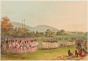 Ballspilldans av George Catlin