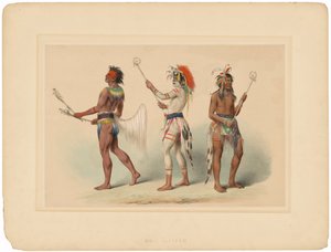 Ballspillere av George Catlin