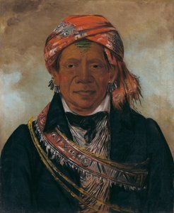 Bód-a-sin, stammens høvding av George Catlin