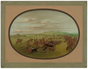 Camanchees Moving av George Catlin