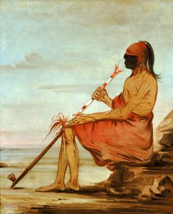 Coo-coo-coo, Uglen, en gammel høvding, 1836. av George Catlin