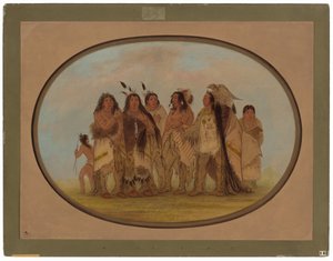 Utmerkede kråkeindianere av George Catlin