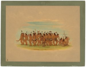 Hundedans - Sioux av George Catlin