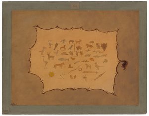 Faksimile av en Ojibbeway-kappe av George Catlin