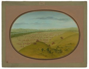 Fort Pierre av George Catlin