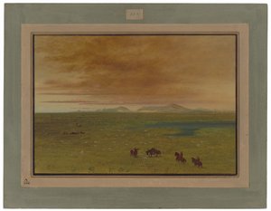 Flott vaskehus, Pampa del Sacramento av George Catlin