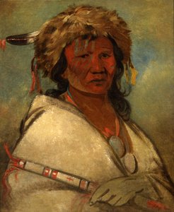 Great Hero, en høvding, 1845. av George Catlin