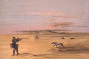 Rypeskyting på Missouri Prairies, 1837-1839. av George Catlin