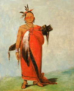 Hongs-káy-dee, stor høvding, røykens sønn av George Catlin