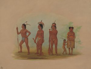 Clatsop-indianere, 18551869. av George Catlin