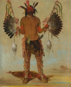 Mah-tó-he-ha, gamle bjørn, en medisinmann av George Catlin