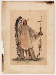 Mah-to-toh-pa, mandanhøvdingen av George Catlin