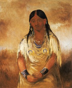 Spis-du-spis, en kvinne av George Catlin