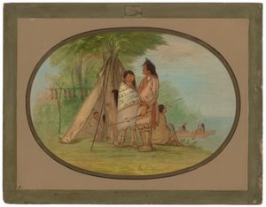 Nayas-indianere av George Catlin
