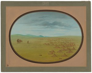 Prairie Dog Village av George Catlin