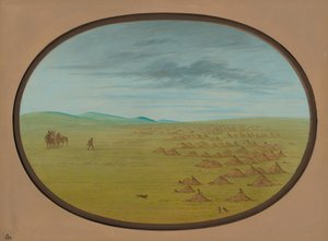 Prairie Dog Village, 18611869. av George Catlin
