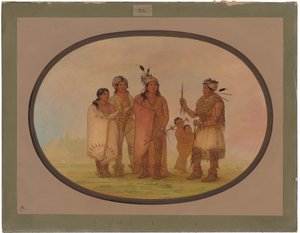 Shawano-indianere av George Catlin