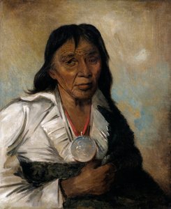 Shing-gós-se-moon, Big Sail, en høvding av George Catlin