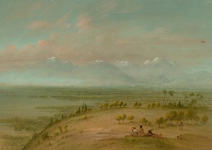 Utsikt over Pampa del Sacramento, 18541869. av George Catlin
