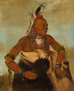 Wa-ho-beck-ee, en kjekk modig av George Catlin