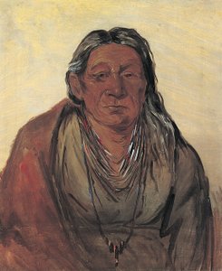 Wah-pe-séh-see, høvdingens mor av George Catlin