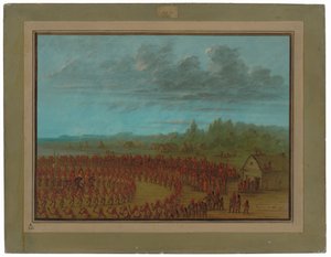 Saukies krigsdans av George Catlin