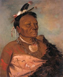 Wee-tá-ra-shá-ro, sjef for stammen av George Catlin