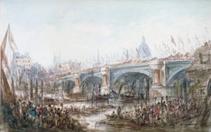Åpning av Blackfriars Bridge, London, 1869