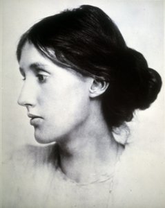 Portrett av Virginia Woolf (1882 - 1941). 1902