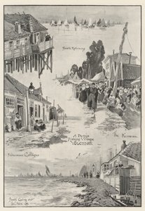 En nederlandsk fiskerlandsby Volendam