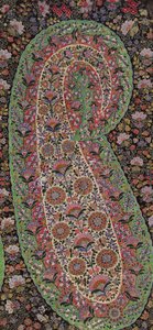 Stoffdesign for Paisley sjal, ca. 1871