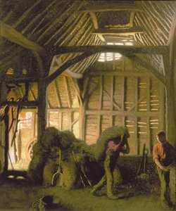 En gammel låve av George Clausen