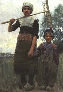 Little Haymakers, Nord-Holland av George Clausen