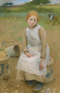 Lille rose, 1889 av George Clausen