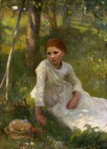 Middag i Hayfield av George Clausen