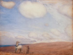 Pløying på Downs av George Clausen