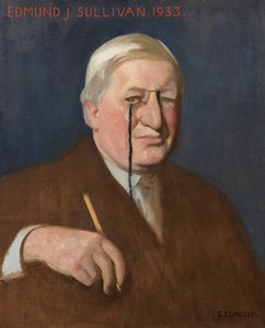 Portrett av Edmund J. Sullivan av George Clausen