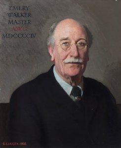 Portrett av Sir Emery Walker av George Clausen