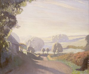 September Morning, The Fields av George Clausen