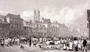 Smithfield Market, London, c1830
