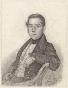 Portrett av en sittende herre av George Coutteau