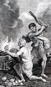 En pisking på et britisk krigsskip av George Cruikshank