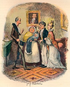 Bloomsbury dåp, c1900 av George Cruikshank